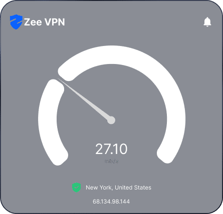 Diagram showing how a VPN works